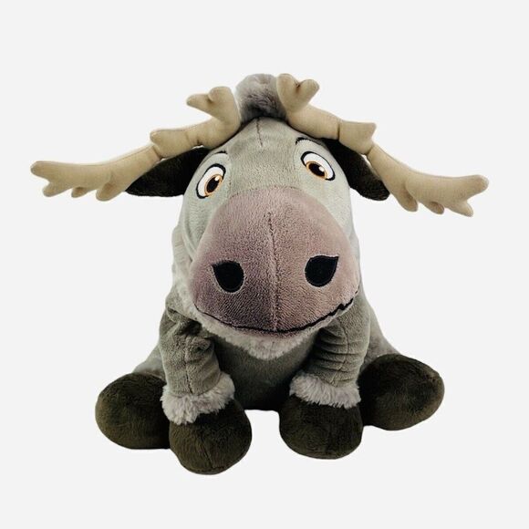 2015 Disney Frozen Large 14" Sven Reindeer Plush Sitting Cute Stuffed Animal - Picture 2 of 10